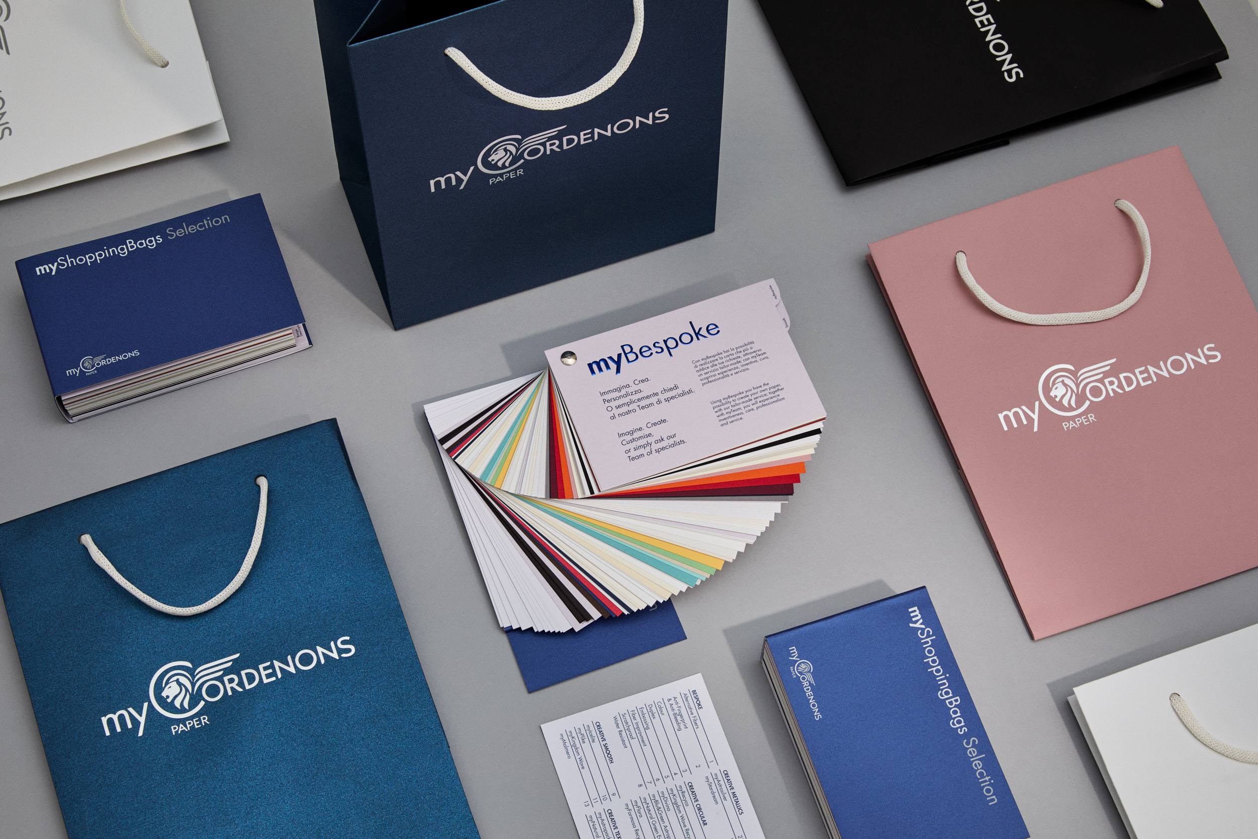 myShoppingBags Selection by myCordenons: the new paper selection for shopping bags